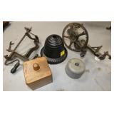 CAST STRING HOLDER, BUTTER MOLDS ETC