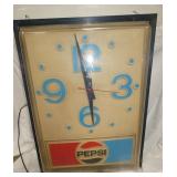 30X40 PEPSI LIGHTUP CLOCK