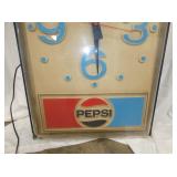 VIEW 3 PEPSI COLA LIGHTUP CLOCK