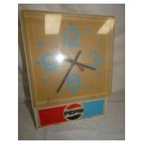 PEPSI COLA LIGHTUP CLOCK