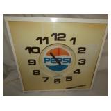 20X19 PEPSI COLA CLOCK