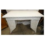 WICKER LIB. TABLE