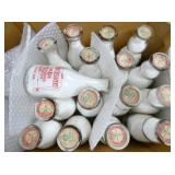 COLLECTION VARIOUS EARLY MILK BOTTLES