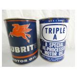 OLD STOCK TRIPLE A, PEGAUS CANS