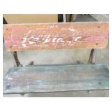 VIEW 3 CLOSEUP COKE STORE BENCH