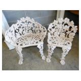 2PC. WROUGHT IRON PATIO SET