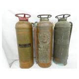 BRASS FIRE EXTINGISHERS