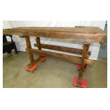 VIEW 5 WOODEN WORK BENCH