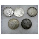 PEACE SILVER DOLLARS