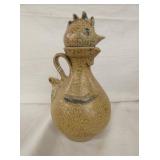 SIGNED 1/2G. JUGTOWN CHICKEN PITCHER
