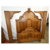 VICTORIAN WALNUT BED