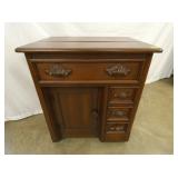 WALNUT SEWING CABINET