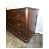 VIEW 2 CLOSEUP SIDE WALNUT CHEST