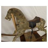 VIEW 4 CLOSEUP EARLY WOODEN HORSE