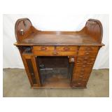 OAK WATCH MAKERS DESK