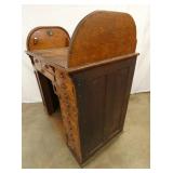 VIEW 4 SIDE OAK WATCH MAKERS DESK