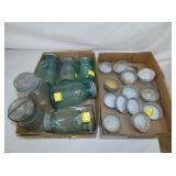 EARLY JARS, ZINK LIDS