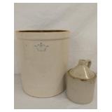 5G.KINGS CROWN STONEWARE JAR, JUG