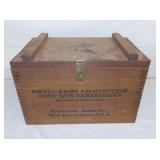 WOODEN WINCHESTER AMMO BOX