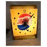 PEPSI LIGHTUP CLOCK
