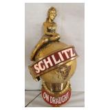 SCHLITZ HANGLING LIGHTUP SIGN