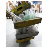VARIOUS SODA BOTTLES AND CRATES