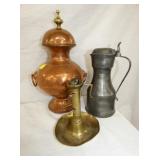 COPPER WARE, CANDLE STICK, OTHER