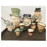 COLLECTION ROYAL DAULTON TOBY MUGS