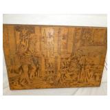 CARVED WOODEN TRENCH ART