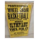 WHELL CHAIR BASKETBALL POSTER 22X14
