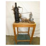 HOMEMADE STEAM ENGINE W/ STAND