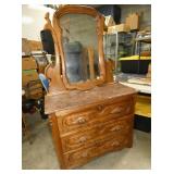 VICTORIAN WALNUT DRESSER