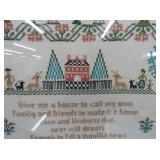 VIEW 4 W/ CHILDREN,ANIMALS,HOUSE