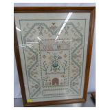 EARLY HANDMADE SAMPLER