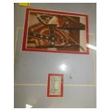 CONFED. FLAG AND STAMP