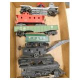 LIONEL ENGINE AND CARS