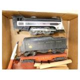 VIEW 2 CLOSEUP TRAIN ENGINE AND CARS