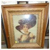 NICE OAK FRAME PICTURE