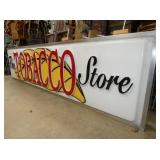 VIEW 4 EMB. TOBACCO LIGHTUP SIGN