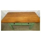 VIEW 3 CLOSEUP TOP FARM TABLE