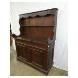 VIEW 4 2PC. PEWTER CUPBOARD