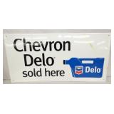 CHEVRON DELO DEALER SIGN