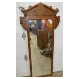WALNUT VICTORIAN ENTRANCE MIRROR