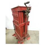 VIEW 5 RIGHTSIDE PAPER PRESS HAND CRANK