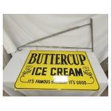OLD STOCK DS BUTTERCUP ICE CREAM SIGN