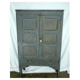 EARLY 12 PUNCH TIN PIE SAFE