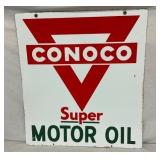 PORC. DS CONOCO SUPER MOTOR OIL SIGN