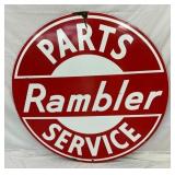 PORC. DS RAMBLER PARTS SERVICE SIGN