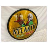 RARE ATLANTIC ALE 38IN SIGN