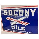 PORC. AIRCRAFT SOCONY OIL 30X20